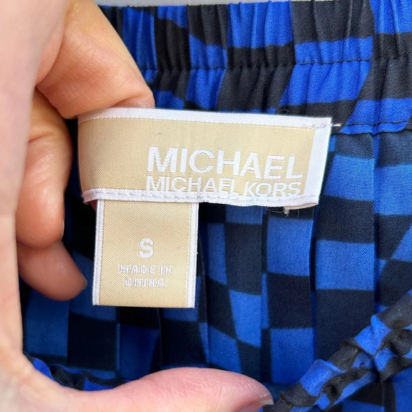 Michael Michael Kors checked pleated maxi skirt, size S - Picture 7 of 7